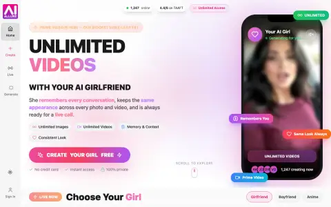 aiAllure homepage screenshot