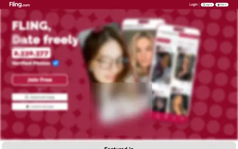 Fling homepage screenshot
