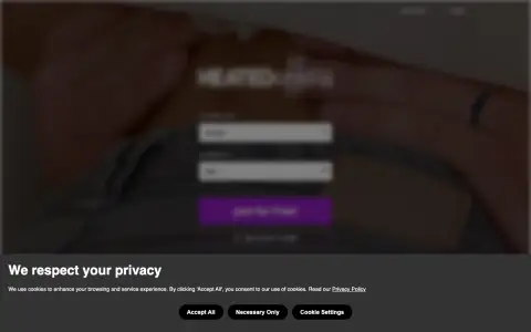 HeatedAffairs homepage screenshot