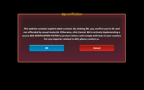 Hentai Heroes homepage screenshot