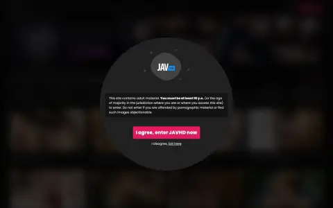 JAVHD homepage screenshot