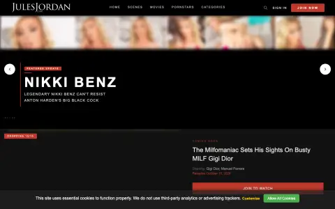Jules Jordan homepage screenshot