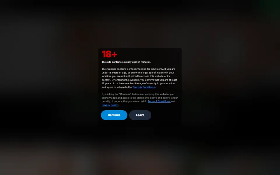Pure Mature homepage screenshot